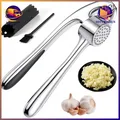 Produktbild: Knoblauchpresse Edelstahl Spülmaschinenfest Garlic Press Küchengerät