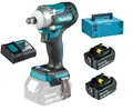 Produktbild: Makita DTW300Z Akku-Schlagschrauber 18V + 2x Akku 18V 5Ah + Ladegerät + Makpac 2