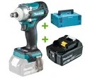 Produktbild: Makita DTW300Z Akku-Schlagschrauber 18V + 1x Akku 18V 5Ah im Makpac 2 Koffer