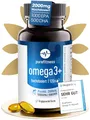 Produktbild: Purefitness Omega 3 Kapseln hochdosiert | 2000mg Fischöl mit 1000mg EPA & 500mg DHA | Nur 2 Kapseln täglich | 120 Softgels Triglycerid-Form | Clean Label | Laborgeprüft in Deutschland