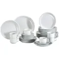 Produktbild: Thomas Kombiservice Trend, Weiß, Keramik, 30-teilig, Uni, Made in Germany, Essen & Trinken, Geschirr, Geschirr-Sets, Kombiservice