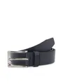 Produktbild: Tommy Hilfiger Ledergürtel New Aly Belt 3,5 cm breit mit quadratischer Logo-Metallschnalle