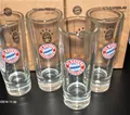 Produktbild: FC Bayern München Schnapsgläser 4 Stck. - Glas je 6 cl  Fußball BL Neu,Lizenz