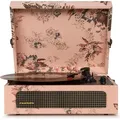 Produktbild: Crosley Voyager Bluetooth Plattenspieler Blumen - Rosa