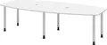 Produktbild: bümö Konferenztisch Besprechungstisch groß, - Dekor: Weiß