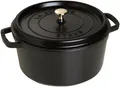Produktbild: Staub Bratentopf rund, 30,0 cm, 8,35 l, schwarz, induktionsgeeignet 40509-863-0 (H.Nr. 1103025)