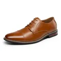 Produktbild: Bruno Marc Herren Derby Anzugschuhe Klassischer Business Schnürhalbschuhe,Size 46,Braun,BMUMOX2528