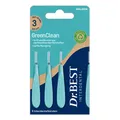 Produktbild: Dr.BEST GreenClean Interdentalbürsten, 0,6 mm ISO 3 Blau
