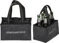 Produktbild: Männerhandtasche Einkaufstasche für 6 Flaschen Tasche Bier Tragetasche Party