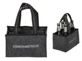Produktbild: Männerhandtasche für 6 Flaschen Bier 0,5 Ltr. Biergeschenk Flaschenträger