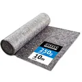 Produktbild: STROXX – Malervlies 1 x 10 m (10m²) – Abdeckvlies in Profi-Qualität mit PE Anti-Rutsch Beschichtung – extra starkes Schutzvlies mit 250g/m² – mehrfach verwendbar