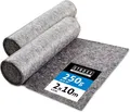 Produktbild: 2 Rollen Malervlies 1mx10m (10 m²) Abdeckvlies 250g/qm Anti Rutsch Beschichtung