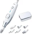 Produktbild: Beurer Maniküre Pediküre Set Nagelpflege 7 Aufsätze Saphir Filz LED 4600 U/min