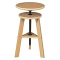 Produktbild: Höhenverstellbarer Malhocker | 48-65 cm | Holz | Künstler-, Studio-, Barhocker