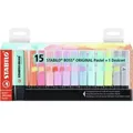 Produktbild: Textmarker Boss Original Tischset Pastell VE=15 Stück