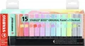 Produktbild: Textmarker - STABILO BOSS ORIGINAL Pastel - 15er Tischset - mit 14...