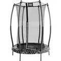 Produktbild: EXIT Tiggy junior Trampolin Schwarz-Grau Ø140cm m. Sicherheitsnetz