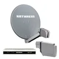 Produktbild: Kathrein CAS 80 Sat-Antenne Graphit (gr) multifeedfähig - 8 Teilnehmer über SAT-IP
