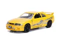 Produktbild: Jada Fast & Furious Modelle Leon Nissan Skyline GT-R BCNR33 Gelb 13cm Maßstab 1/32 Collector's Series Toys
