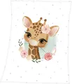 Produktbild: Babydecke Giraffe, Baby Best, mit liebevollem Motiv, Kuscheldecke
