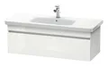 Produktbild: Duravit DuraStyle Waschtischunterbau wandhängend 1 Auszug 1130 x 448 x 398 mm Weiß Matt/Leinen - DS639507518