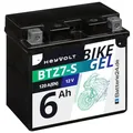 Produktbild: HeyVolt GEL Motorradbatterie 12V 6Ah 50616 BTZ7-S YTZ7-S TTZ7-S YTZ7S-BS GEL12-7Z-S