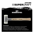 Produktbild: Halder Rückschlagfreier Hammer mit Hickory-Stiel 50 mm