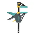 Produktbild: wolfcraft EHZ 100-150 Einhandzwinge PRO 3030000 / Kraftvolle Zwinge zum professionellen Spannen von Werkstücken mit nur einer Hand/Spannkraft: 120 kg - Spannweite: 150 mm
