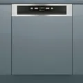 Produktbild: Bauknecht Geschirrspüler teilintegriert BBC 3B+26 X | 60 cm | 13 Maßgedecke | ActiveDry | Startzeitvorwahl | Edelstahl, E (Spektrum A bis G)