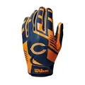 Produktbild: Wilson AD NFL Stretch FIT Gloves, Bleu/Orange