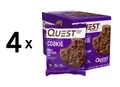 Produktbild: 4 x Quest Nutrition Protein Cookie (12x59g) Double Chocolate (49,43 EUR/kg)