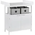 Produktbild: Wickelkommode White Weiß/Silber