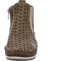 Produktbild: Gemini Damen Stiefelette mit floralem Muster und herausnehmbarer Decksohle 382510-01, Größe:42 EU, Farbe:Grün - Grün - 42