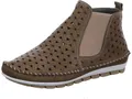 Produktbild: Gemini Damen Stiefelette mit floralem Muster und herausnehmbarer Decksohle 382510-01, Größe:42 EU, Farbe:Grün