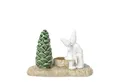Produktbild: Kähler Kerzenständer Kähler Christmas Tales Christmas Kiss H11,5 cm Weiß