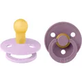 Produktbild: BIBS Colour Natural Rubber Size 1: 0+ months Schnuller Violet Sky / Mauve 2 St.