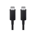 Produktbild: USB 2.0 Kabel EP-DX510 (5A), USB-C Stecker > USB-C Stecker schwarz, 1,80 Meter, PD, Laden mit bis zu 100 Watt