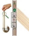 Produktbild: Abflussreiniger 8 St. I Nachhaltige Rohrreinigungsspirale aus Holz zur ökolog...