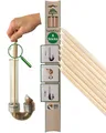 Produktbild: Abflussreiniger 8 St. I Nachhaltige Rohrreinigungsspirale aus Holz zur ökolog...