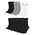 Produktbild: Nike Unisex Trainingssocken Everyday Cushioned Crew Socks SX7664 6 Paar, Größe:38-42, Artikel:-010 black + 901 grey/white/black