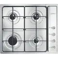 Produktbild: Smeg S64S Einbau-Gaskochfeld aus Edelstahl, 4 Brenner - Silber