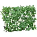 Produktbild: vidaXL Rankgitter mit Künstlichem Efeu Erweiterbar Grün 180x30 cm 366588
