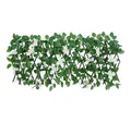 Produktbild: vidaXL Rankgitter, Rankhilfe mit Künstlichem Efeu Erweiterbar Grün 180x30 cm