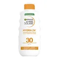 Produktbild: Garnier Sonnenschutzmilch mit LSF 30, Feuchtigkeitsspendende Sonnencreme mit Shea Butter für alle Hauttypen, Ambre Solaire Hydra 24h, 1 x 200 ml