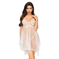 Produktbild: PENTHOUSE - NAUGHTY DOLL BABYDOLL WEISS L/XL