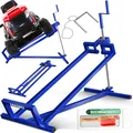 Produktbild: MASKO XXL Rasentraktorheber 450 kg Hebevorrichtung Hebebühne Aufsitzmäher - Rasentraktor Heber, 45° verstellbar, universal Reinigungshilfe mit Zubehör & Adapter (je nach Wahl)