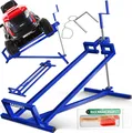 Produktbild: MASKO® XXL Rasentraktorheber 450kg Hebevorrichtung für Aufsitzmäher inkl. Bürste