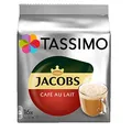 Produktbild: Tassimo Kapseln Jacobs Café au Lait, 80 Kaffeekapseln, 5er Pack, 5 x 16 Getränke