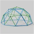 Produktbild: VESKA Klettergerüst Dome Climber Kinder Kletterkuppel Geodome Metall blau|grün Ø 360 cm
