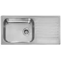 Produktbild: Reginox MINISTER 10 reversible Edelstahlspüle R24508 - Ausschnittmaß 980 x 480 mm / Auflagespüle / Spüle Edelstahl